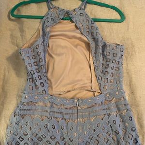 Periwinkle mini dress